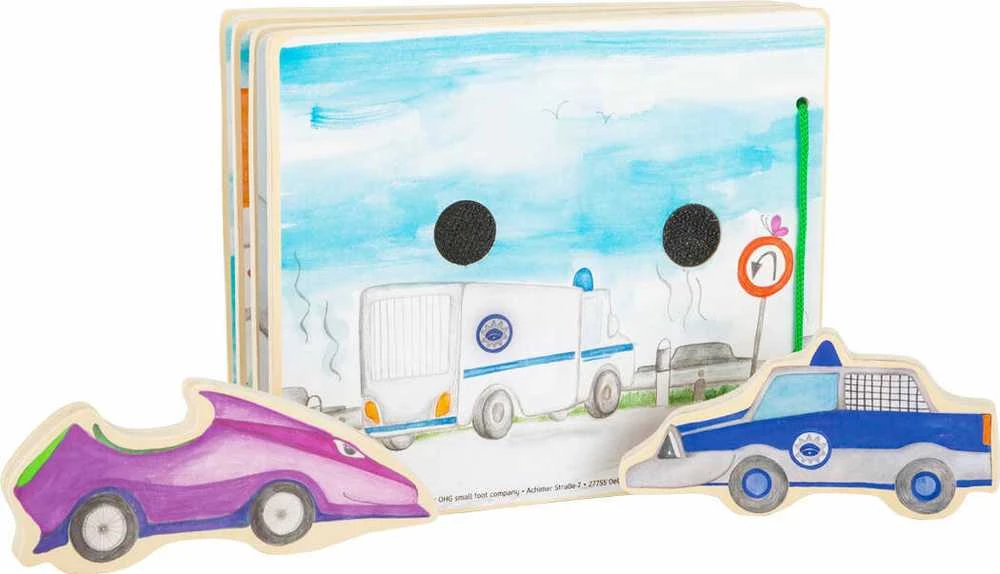 SMALL FOOT interaktyvi medinė knygelė POLICE