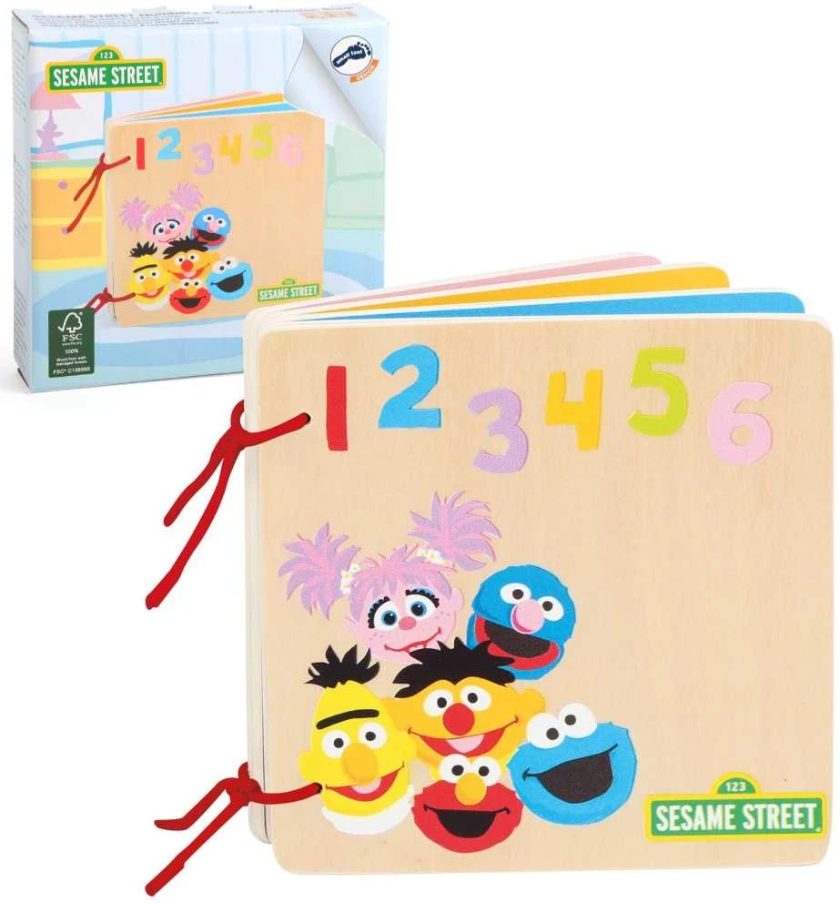 SMALL FOOT medinė knygelė NUMBERS&COLOURS