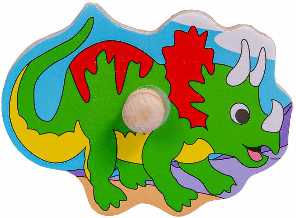 SMILY PLAY SPW83597 Dinozaurai medinės dėlionės