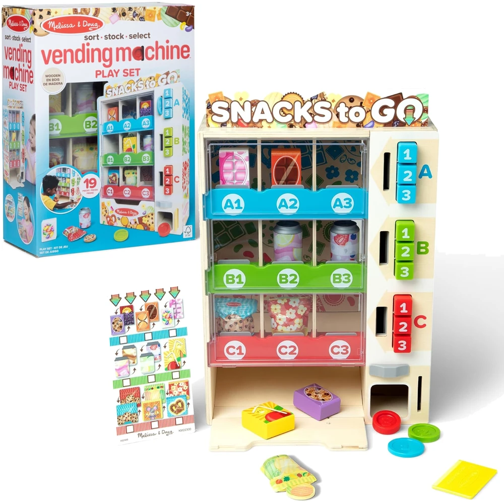 MELISSA & DOUG žaidimų rinkinys Prekybos automatas