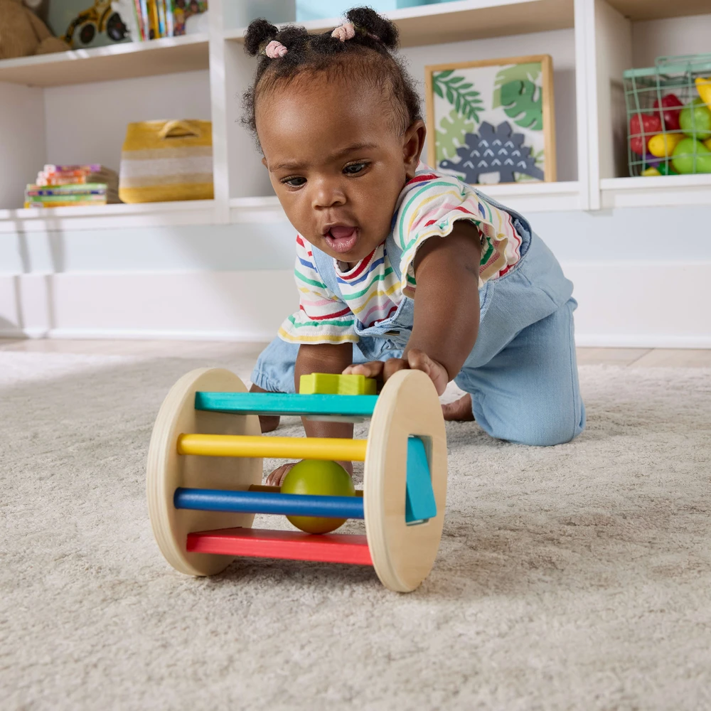 Vaikštynė Fisher-Price medinis roleris vaikščioti mokantis