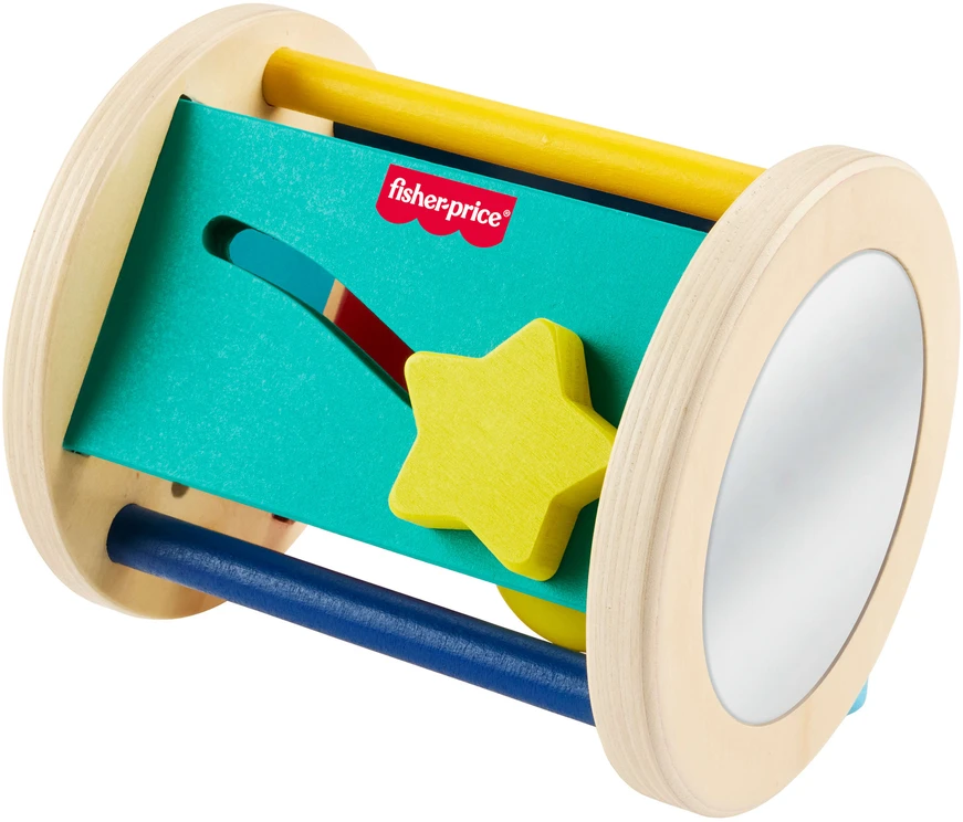 Vaikštynė Fisher-Price medinis roleris vaikščioti mokantis