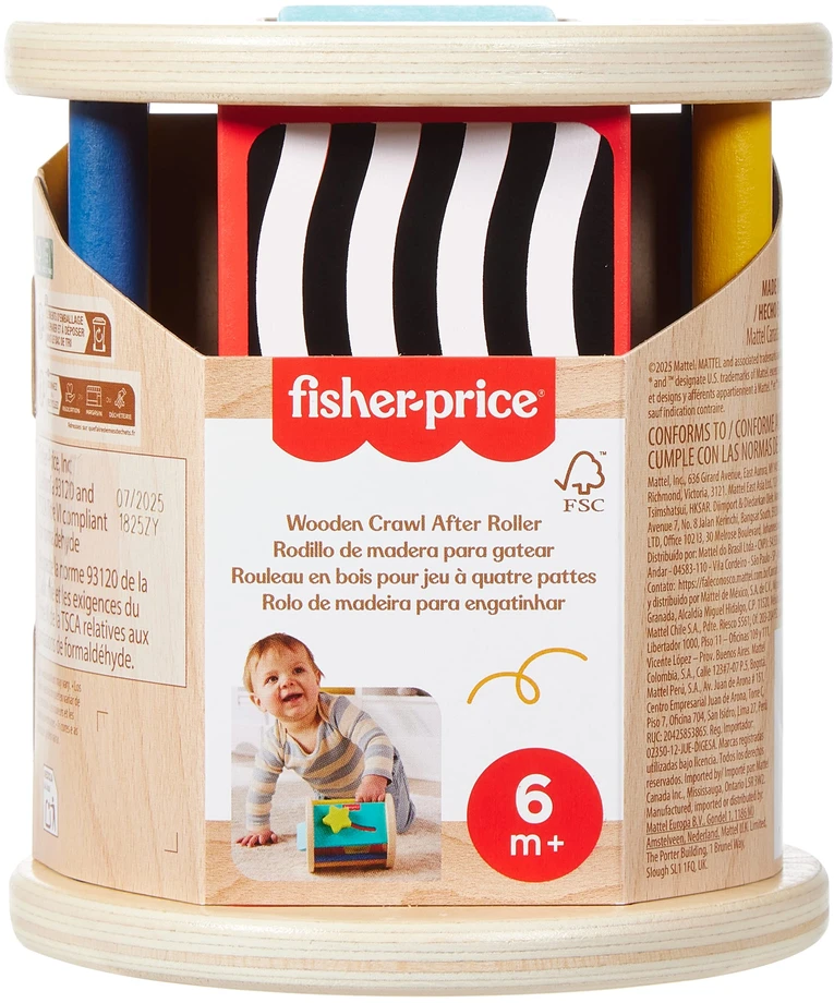 Vaikštynė Fisher-Price medinis roleris vaikščioti mokantis