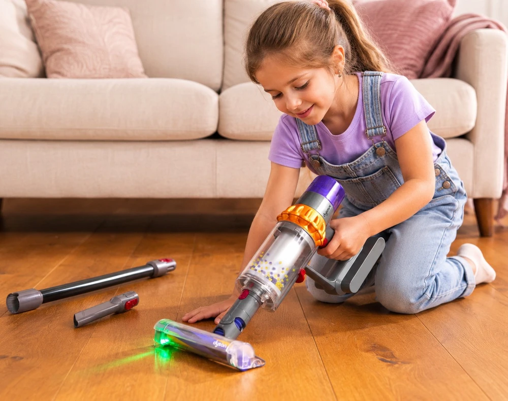 Dulkių siurblys Dyson Detect Pionowy Dla Dzieci Z Dźwiękiem I Światłem Bezprzewodowy Casdon