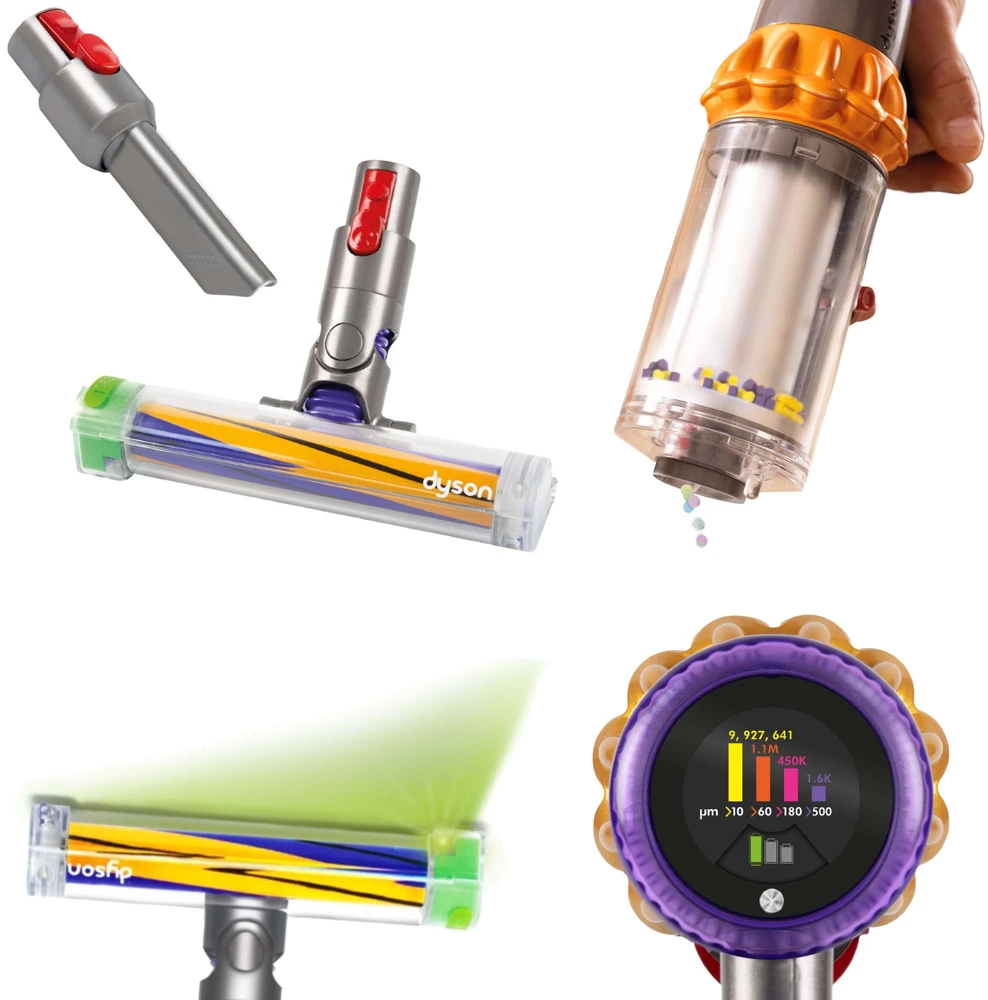 Dulkių siurblys Dyson Detect Pionowy Dla Dzieci Z Dźwiękiem I Światłem Bezprzewodowy Casdon