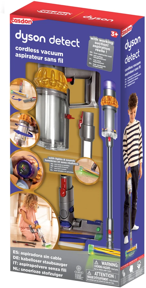 Dulkių siurblys Dyson Detect Pionowy Dla Dzieci Z Dźwiękiem I Światłem Bezprzewodowy Casdon