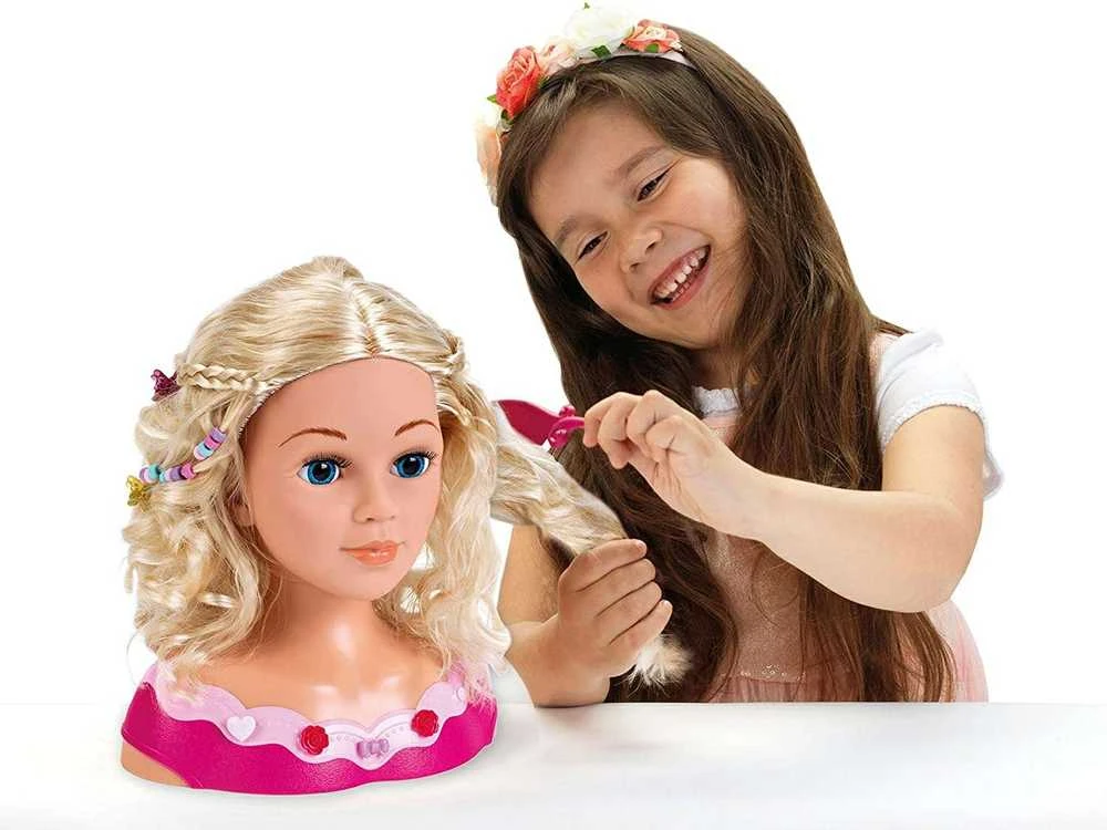 Klein Lėlės galva šukuosenoms ir makiažui daryti - Princesė Coralie Emma