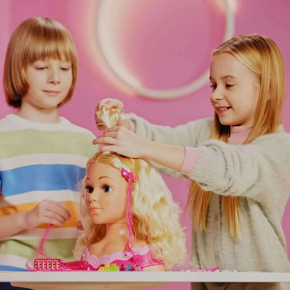 Klein Lėlės galva šukuosenoms ir makiažui daryti - Princesė Coralie Emma