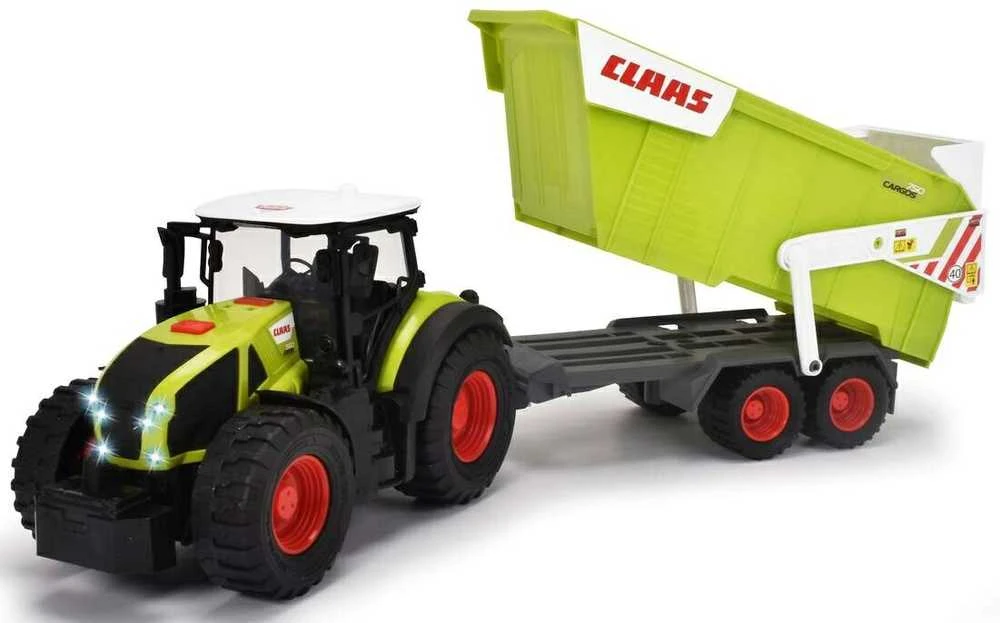 Dickie Didelė interaktyvi traktoriaus traktoriaus priekaba Claas light/sound 64 cm