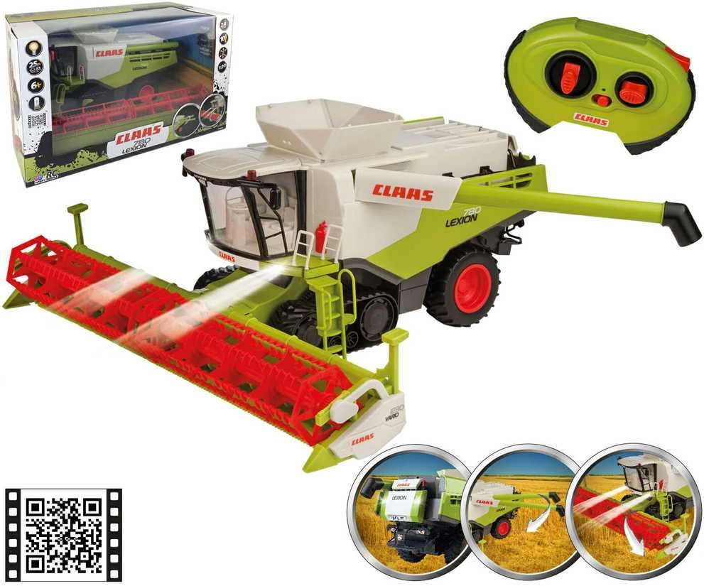 Malik Kombainas su nuotolinio valdymo pultu, Claas Happy poeple