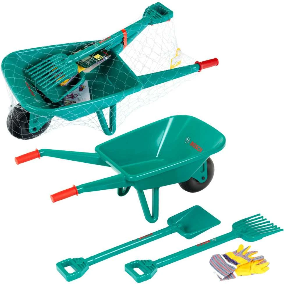 Bosch sodininko rinkinys su Klein karučiu
