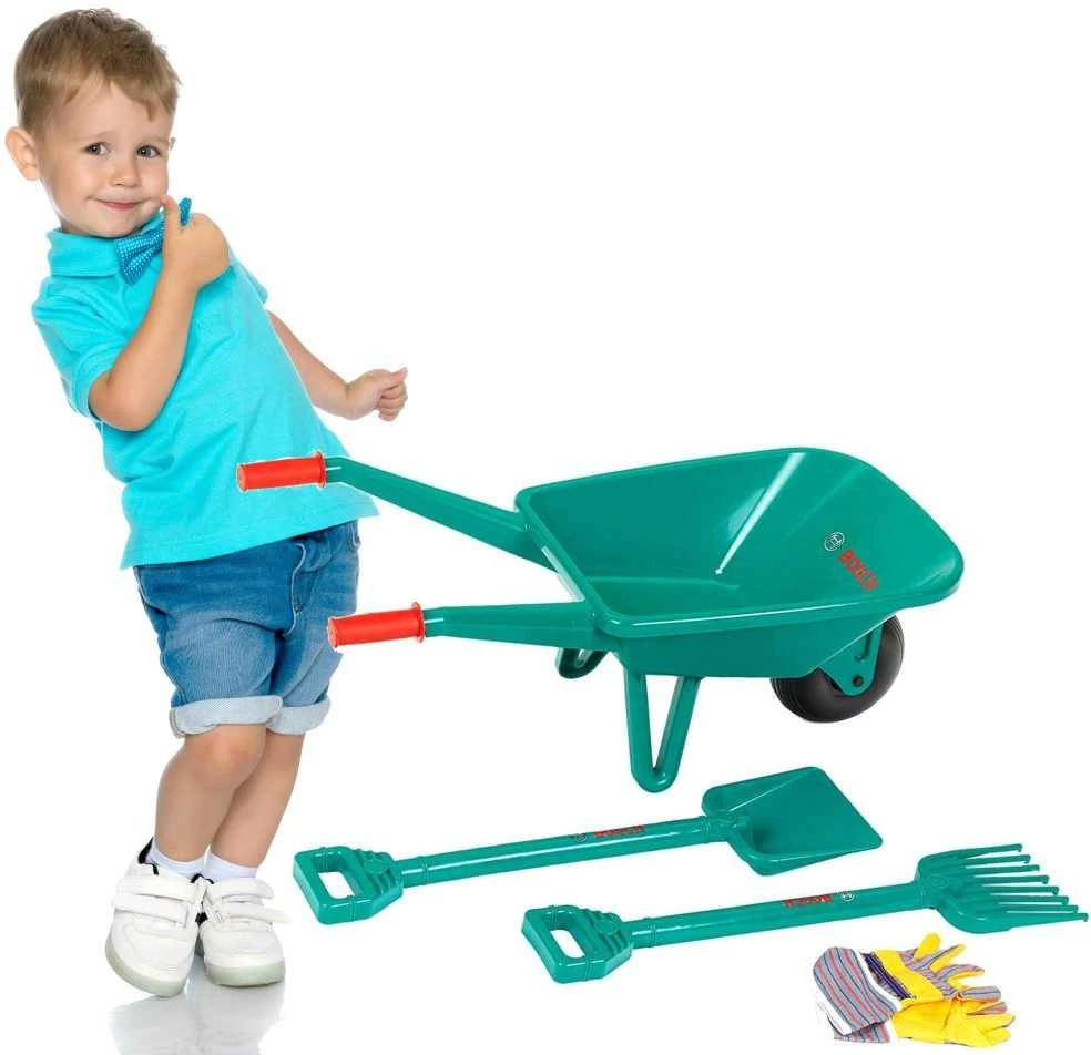 Bosch sodininko rinkinys su Klein karučiu