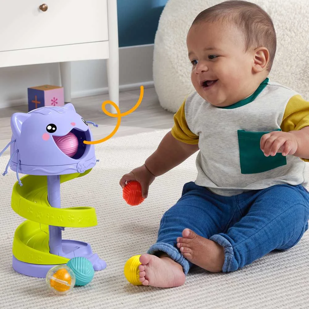 Mattel Fisher-Price Kitty Ball Tower – kačių bokštas ir kamuoliai