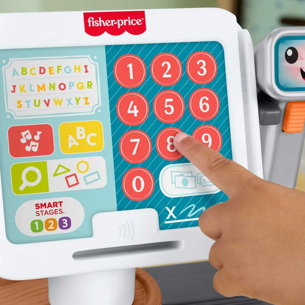 Interaktyvi Fisher Price parduotuvės kasa žaislas