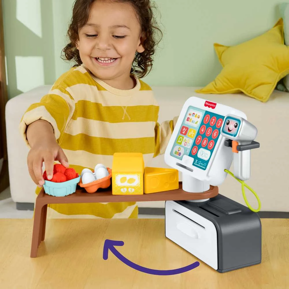 Interaktyvi Fisher Price parduotuvės kasa žaislas