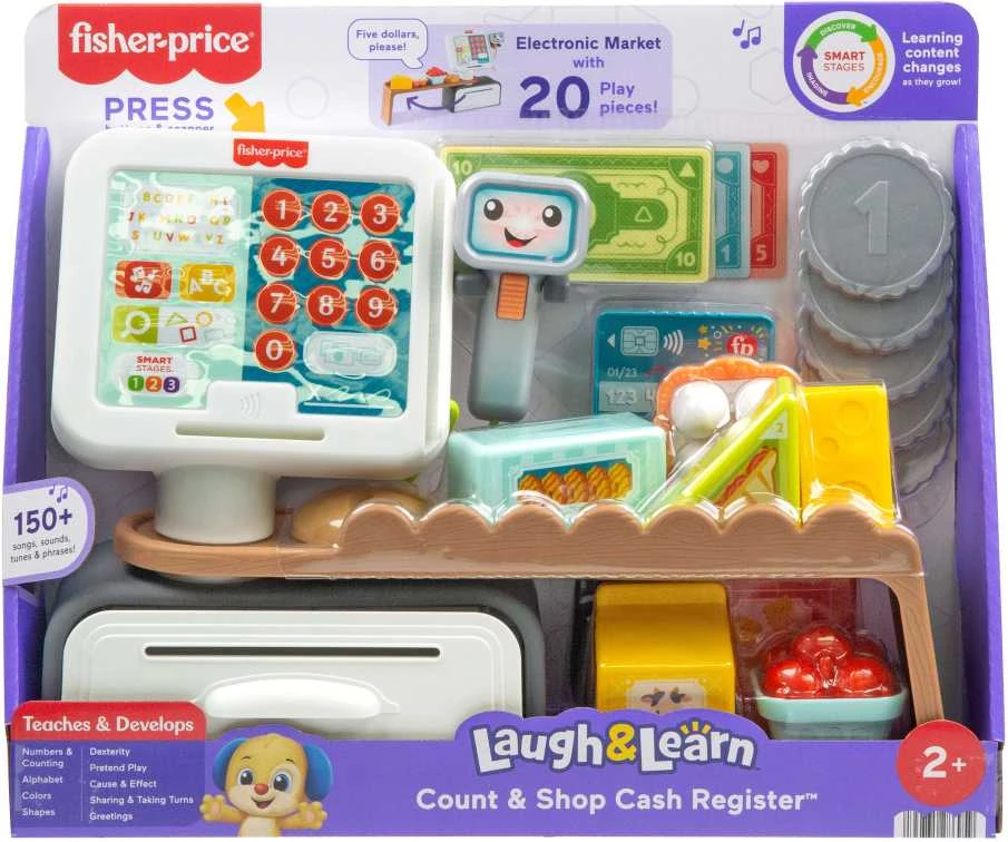 Interaktyvi Fisher Price parduotuvės kasa žaislas