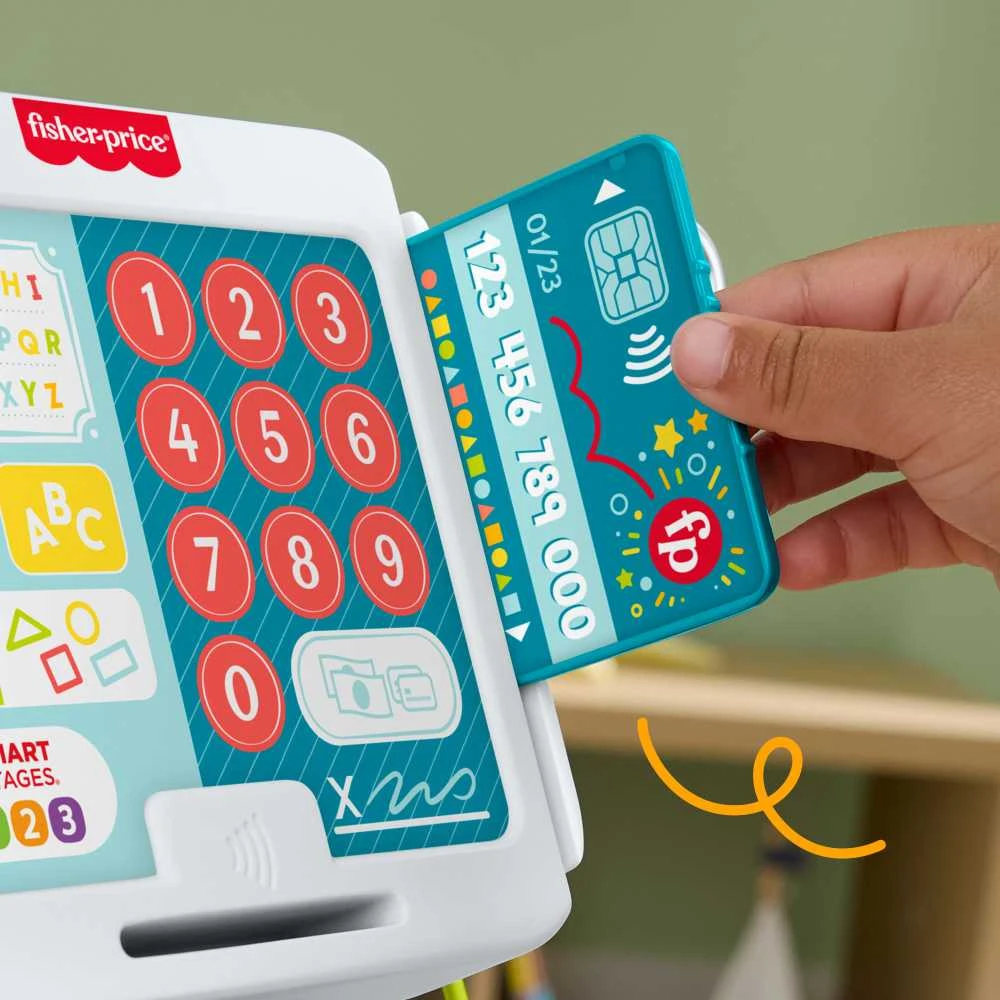 Interaktyvi Fisher Price parduotuvės kasa žaislas