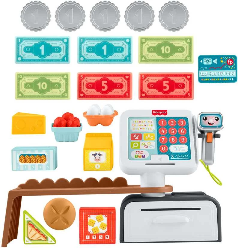 Interaktyvi Fisher Price parduotuvės kasa žaislas