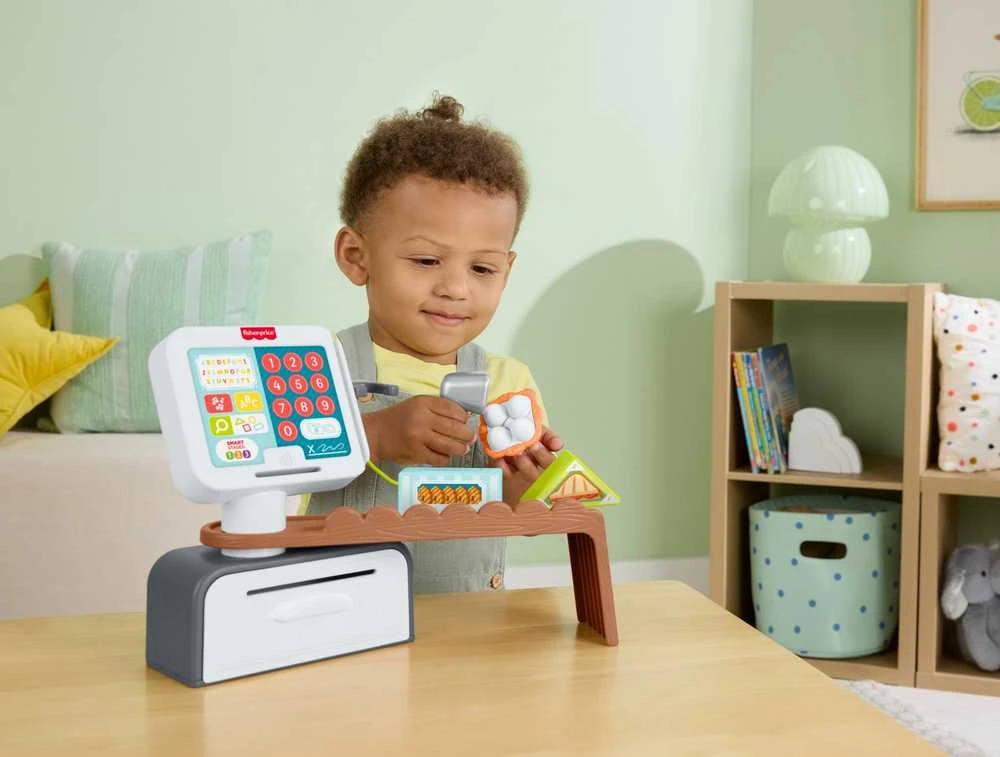 Interaktyvi Fisher Price parduotuvės kasa žaislas