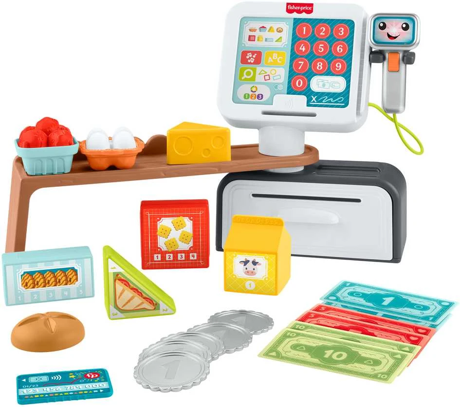 Interaktyvi Fisher Price parduotuvės kasa žaislas