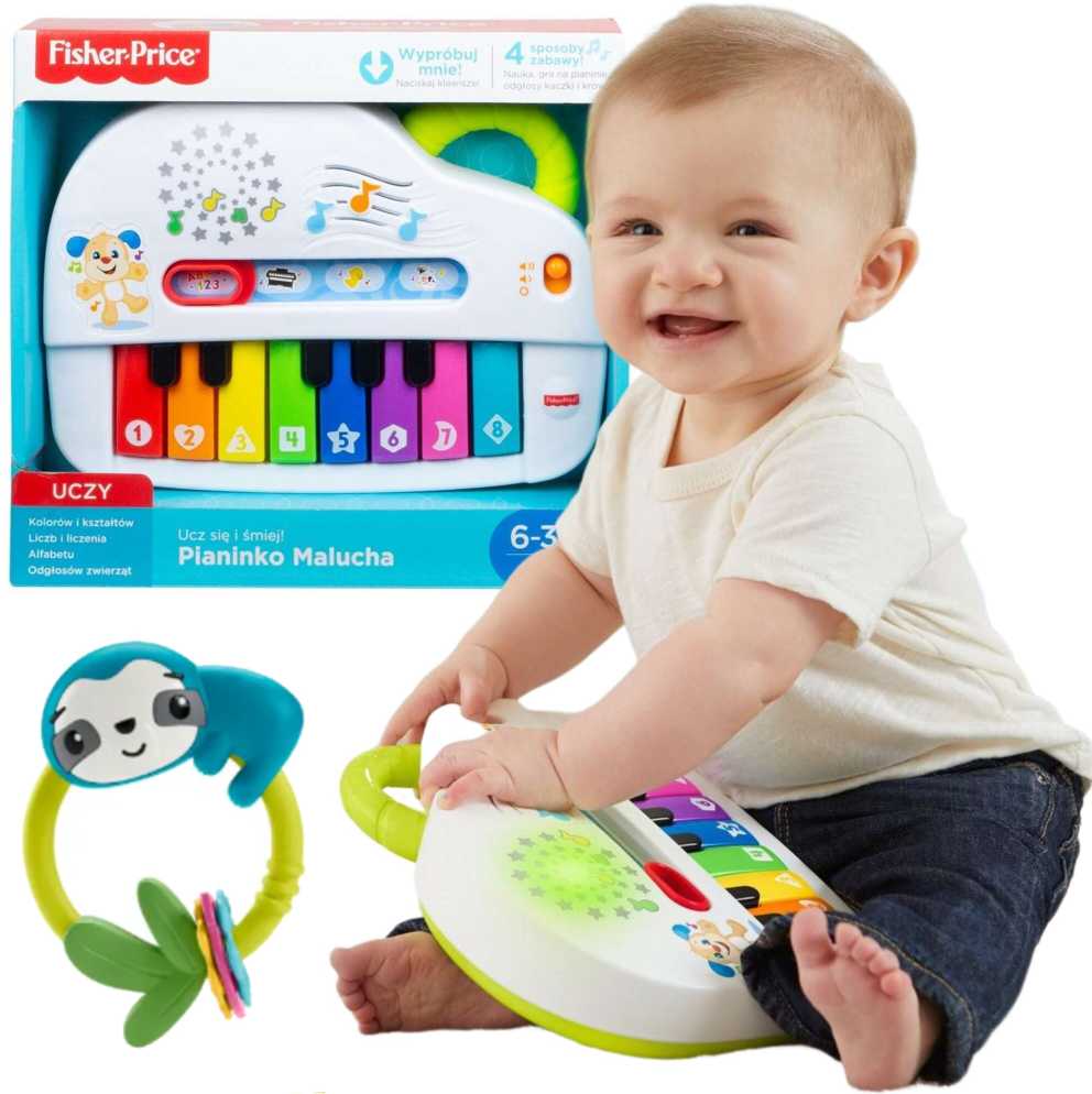 Mattel Muzikinis edukacinis pianinas Fisher Price vaikams
