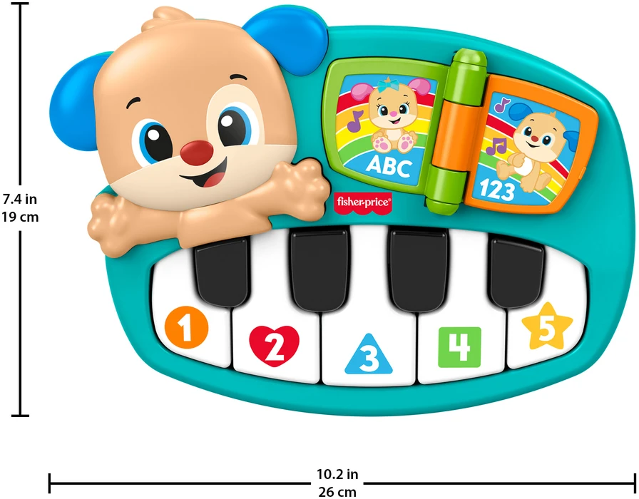 Mattel Edukacyjne Pianinko Szczeniaczka Uczniaczka „Ucz się i śmiej!”