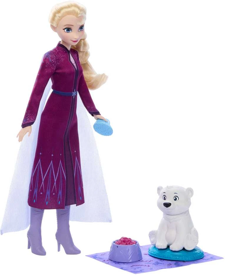 Mattel Disney Ledo šalis - Elsa + meškiukas (JFG16)