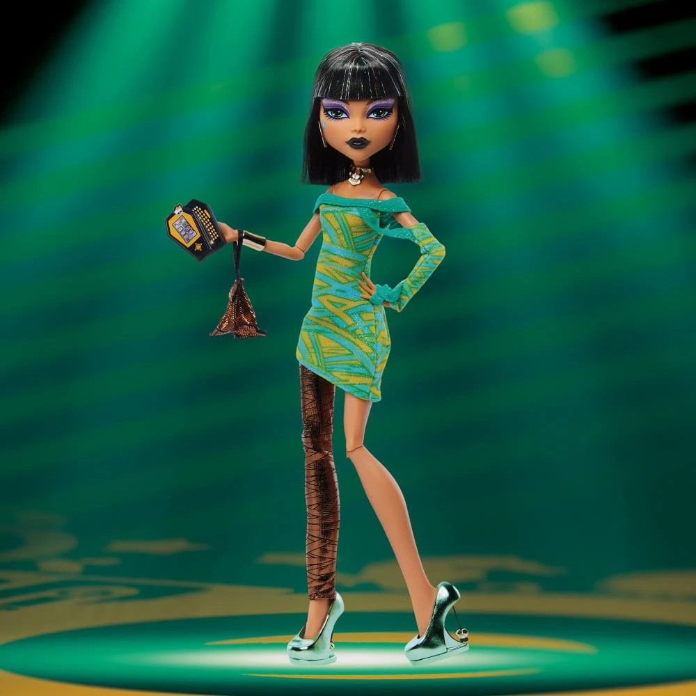 Mattel Monster High Skullector Dawn of the Dance Cleo de Nile Lėlė kolekcjonerska Reprodukcja (JKM47)