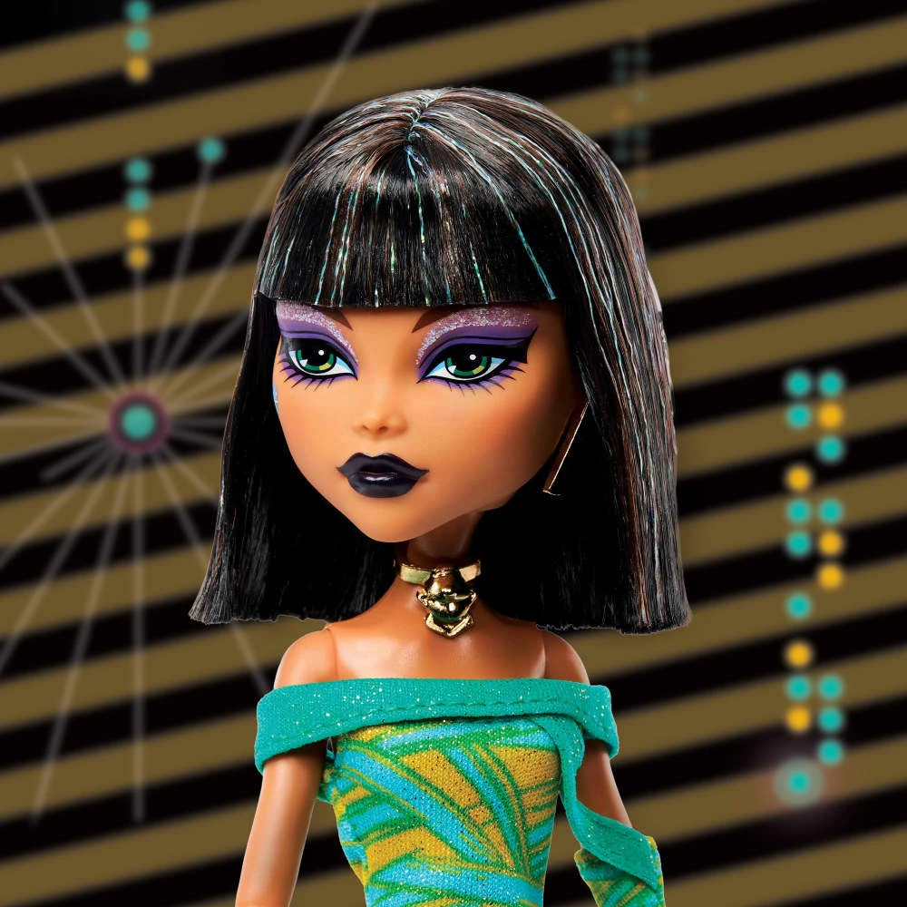 Mattel Monster High Skullector Dawn of the Dance Cleo de Nile Lėlė kolekcjonerska Reprodukcja (JKM47)