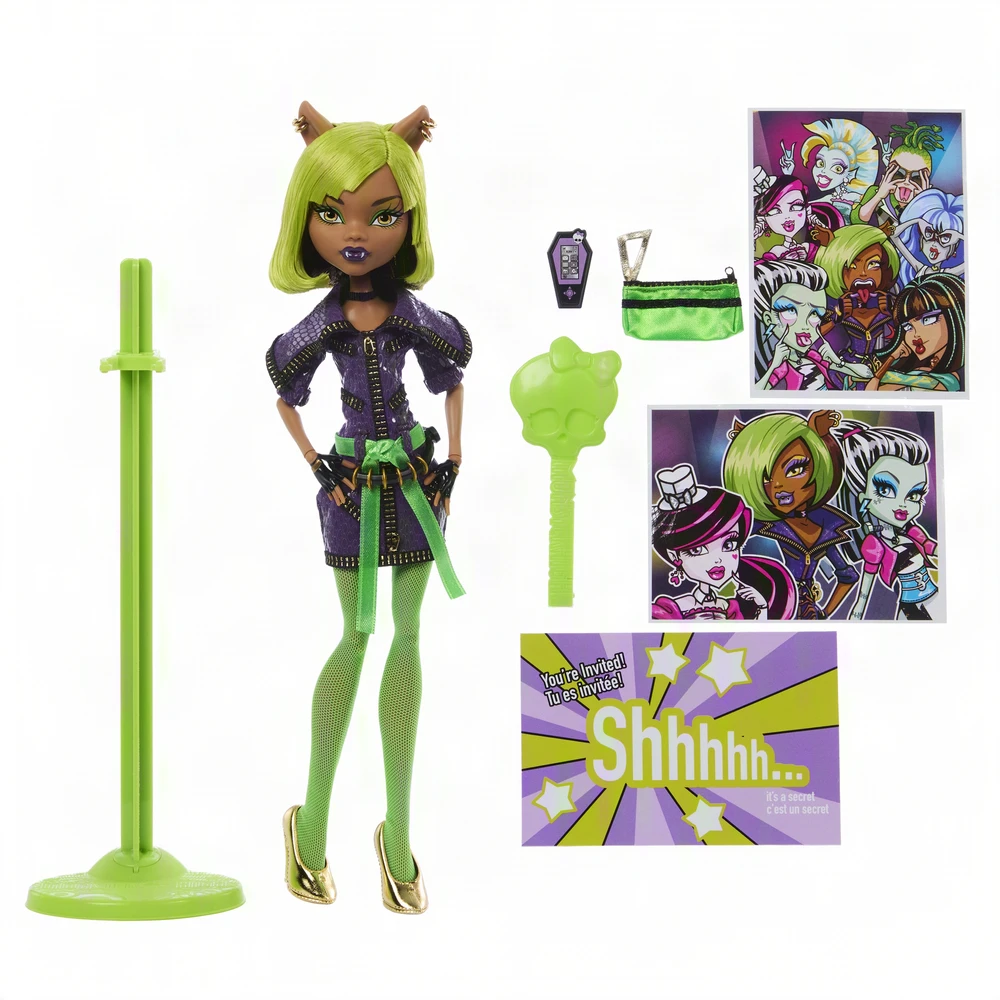 Mattel Lėlė kolekcjonerska Reprodukcja Monster High Skullector Dawn of the Dance Clawdeen Wolf (JKM45)