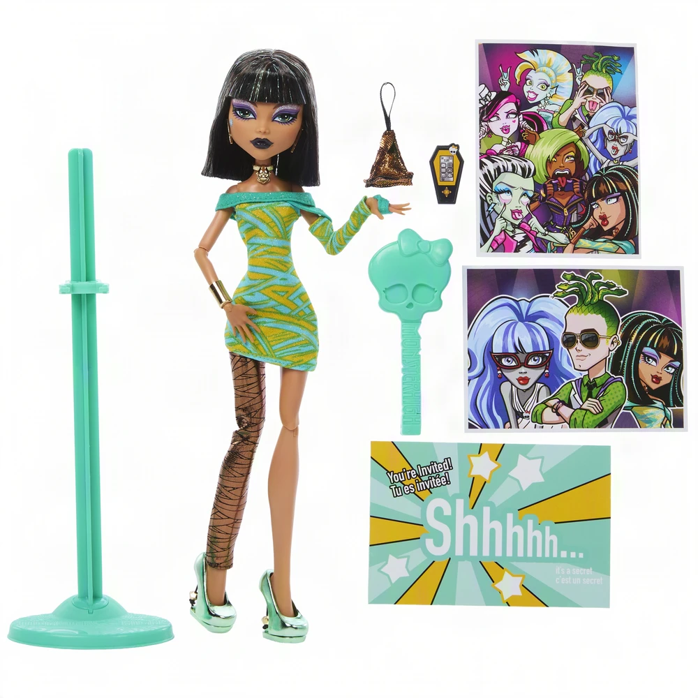 Mattel Monster High Skullector Dawn of the Dance Cleo de Nile Lėlė kolekcjonerska Reprodukcja (JKM47)
