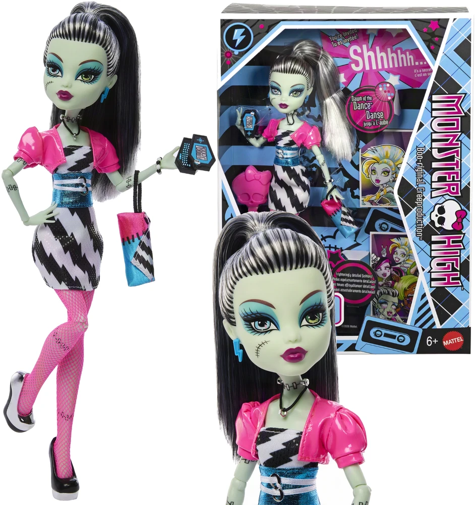 Mattel Monster High Skullector Dawn of the Dance Frankie Stein Lėlė kolekcjonerska Reprodukcja (JKM46)