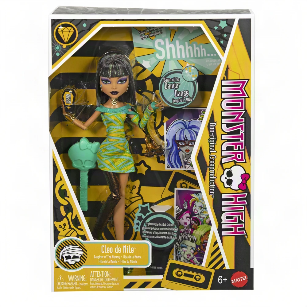 Mattel Monster High Skullector Dawn of the Dance Cleo de Nile Lėlė kolekcjonerska Reprodukcja (JKM47)