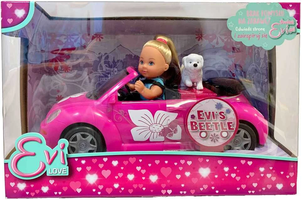 SIMBA EVI LOVE lėlės mašina Beetle art. 105731539