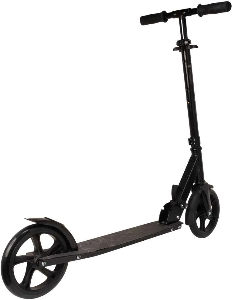 Evo dviratis paspirtukas City Flexi Max 200 Juoda su stovu ir diržu iki 100 kg 8+