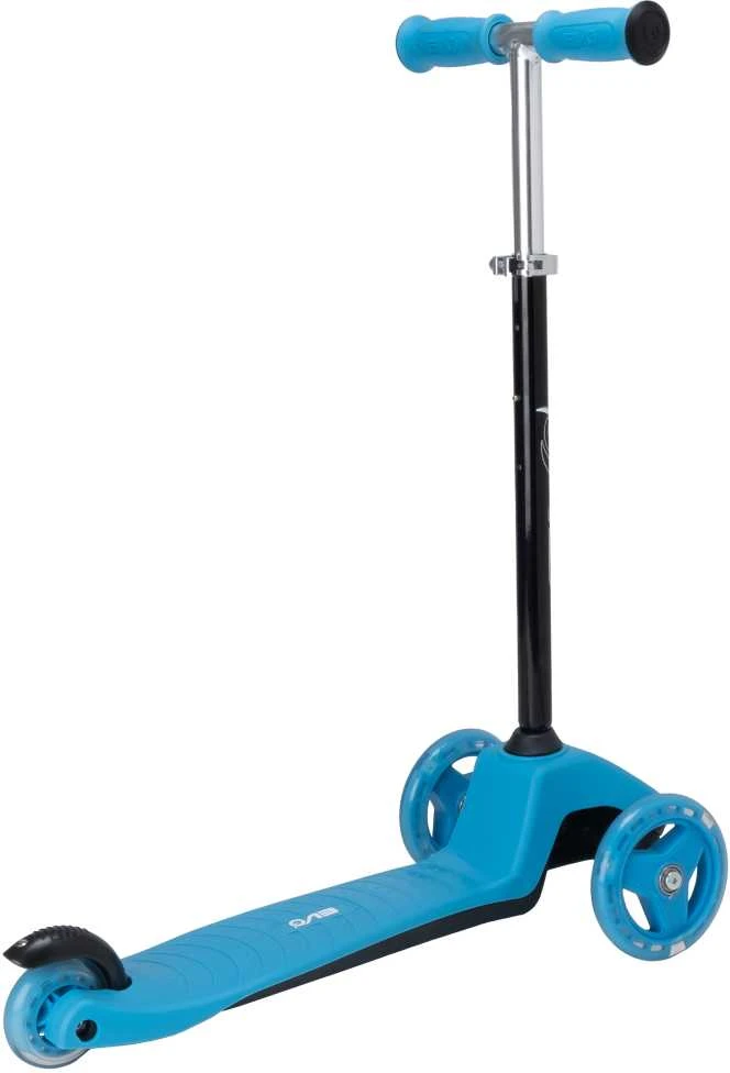 Almarina EVO reguliuojamas 3 ratų paspirtukas vaikams Light Up Mini Cruiser Mėlyna Light Up Wheels