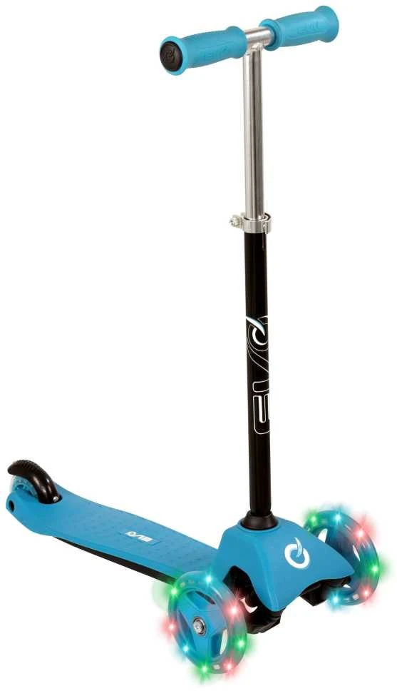 Almarina EVO reguliuojamas 3 ratų paspirtukas vaikams Light Up Mini Cruiser Mėlyna Light Up Wheels