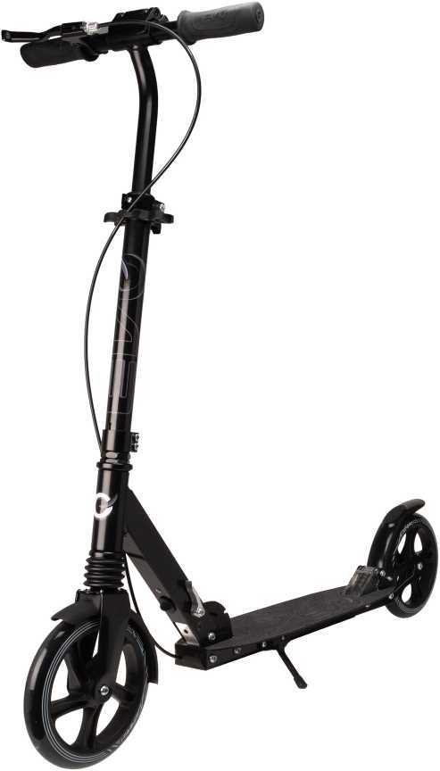"Evo" sulankstomas dvivietis miesto motoroleris "Street Rider 200 Juodas" su koja 8+