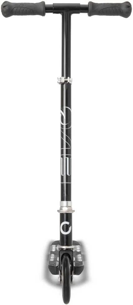 EVO Light Flash sulankstomas paspirtukas vaikams su LED lemputėmis, 5+m., juodos spalvos