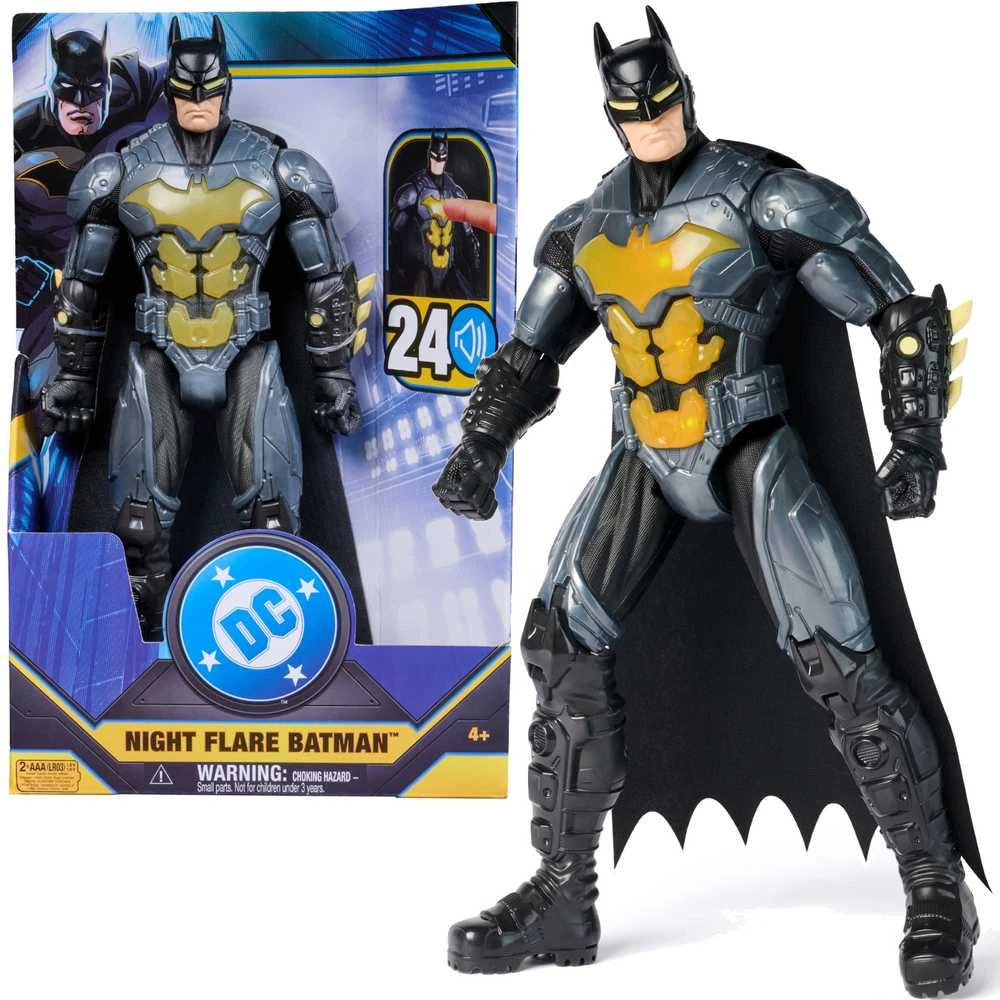 Spin Master Batman Betmenas Šviesos ir Garsai Slaptasis Betmenas 30 cm (6073931)