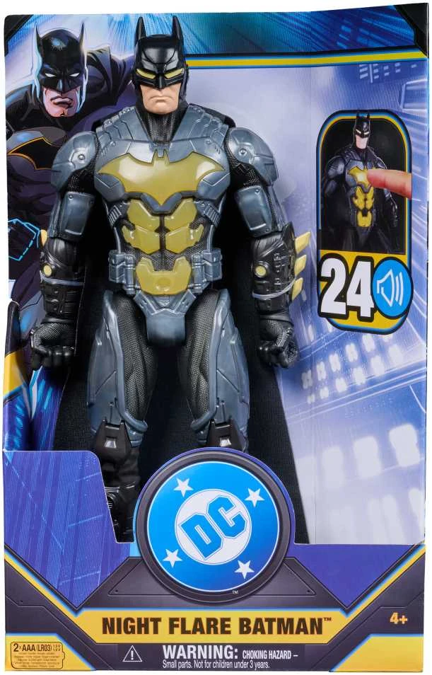Spin Master Batman Betmenas Šviesos ir Garsai Slaptasis Betmenas 30 cm (6073931)