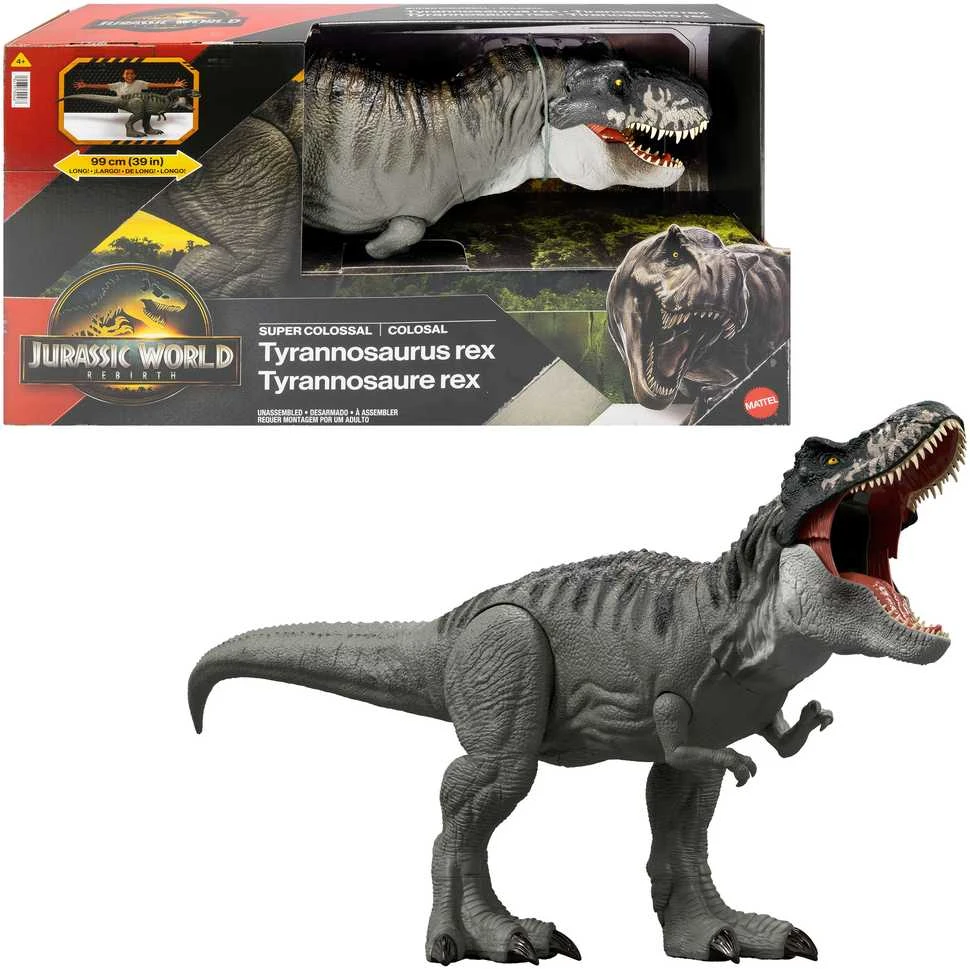 Mattel JURASSIC WORLD milžiniška figūrėlė – Super Colossal T. rex (JGB52)