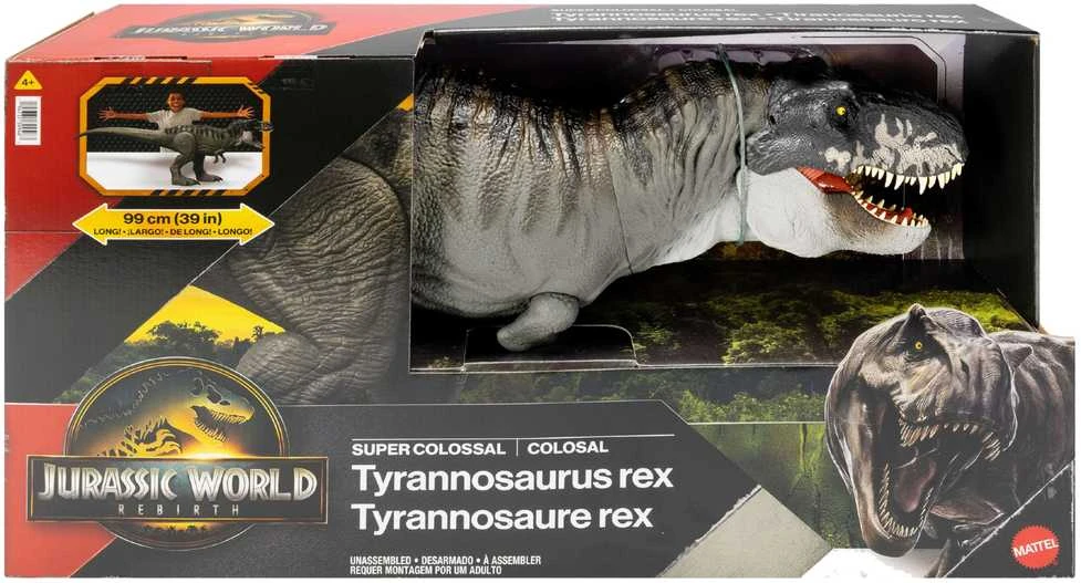 Mattel JURASSIC WORLD milžiniška figūrėlė – Super Colossal T. rex (JGB52)