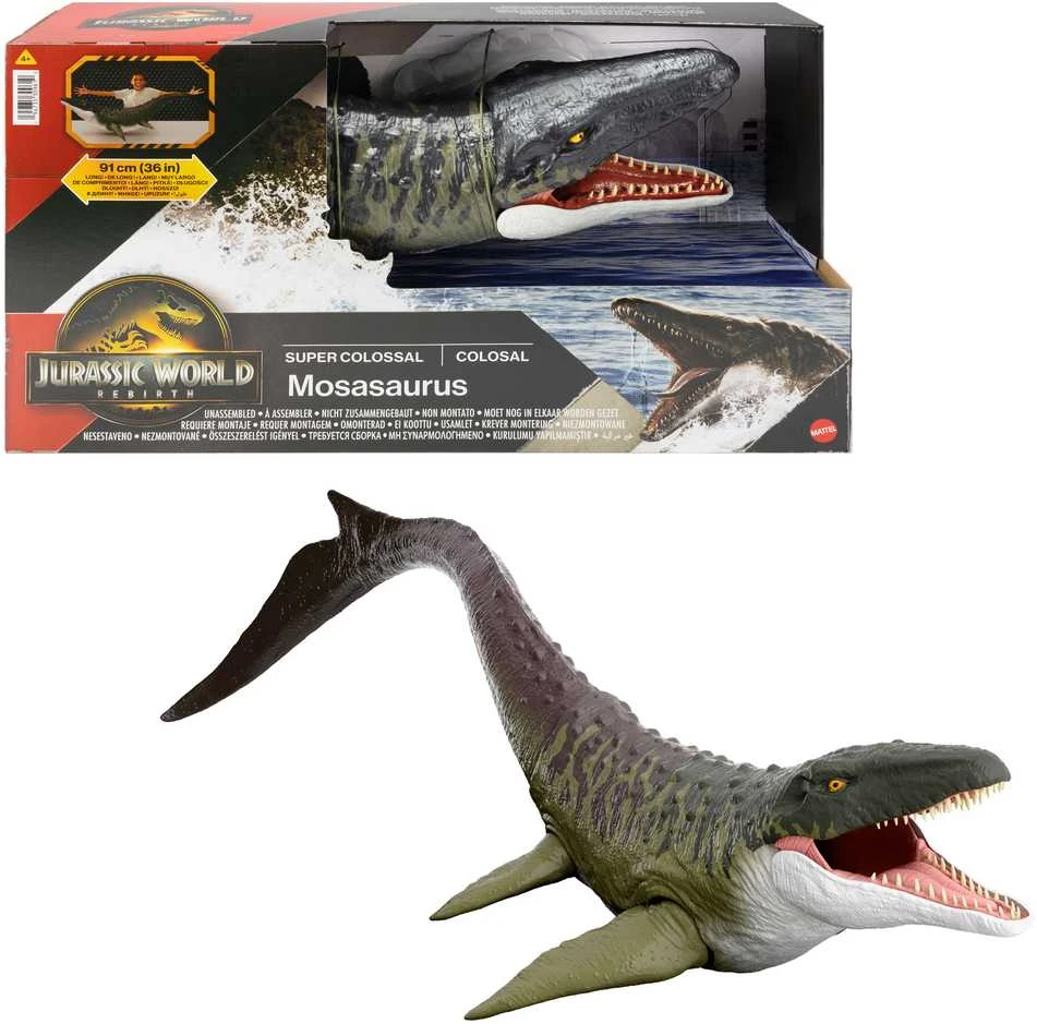Mattel JURASSIC WORLD milžiniška figūrėlė – Super Colossal Mosa (JGB51)