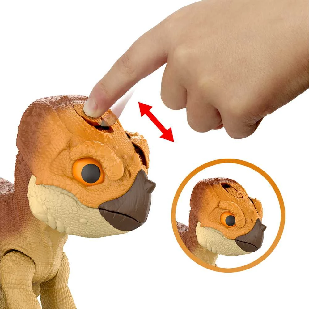Mattel JURASSIC WORLD interaktyvus dinozauras – Aquilops (JGC01)