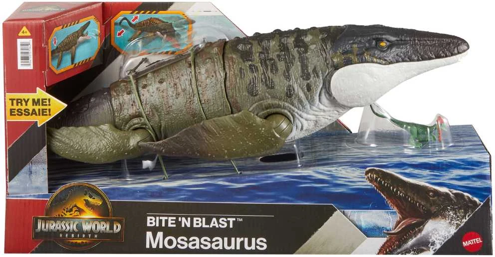 Žaislinis mozazauras Mattel JURASSIC WORLD JCH00/2