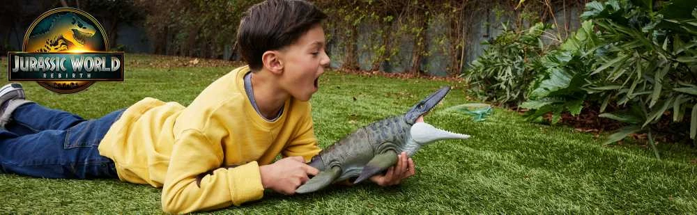Žaislinis mozazauras Mattel JURASSIC WORLD JCH00/2