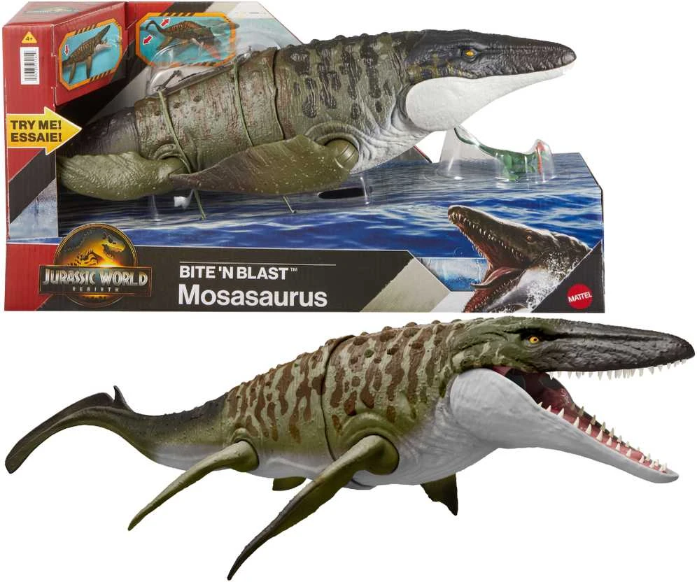 Žaislinis mozazauras Mattel JURASSIC WORLD JCH00/2
