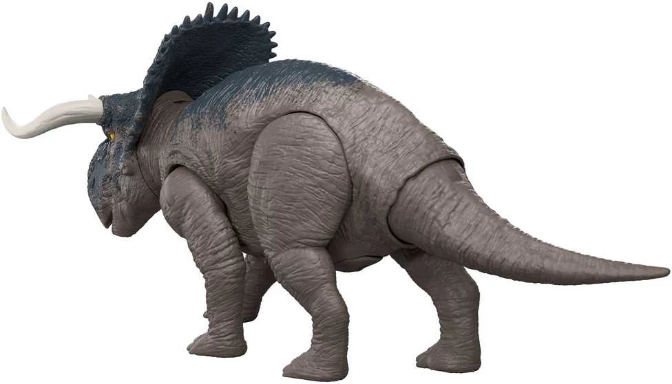 Mattel Dinozauro figūrėlė Nasutoceratops Juros pasaulio atgimimas Wild Riaumojimo garsas 30 cm