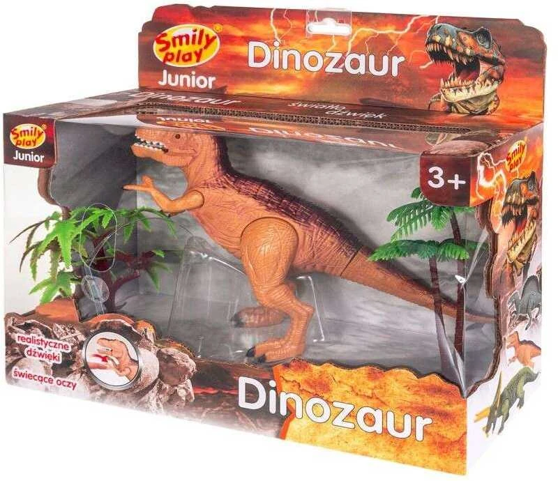 *SMILY DINOSAUR ST. garsas, 25 cm, tiranozauras